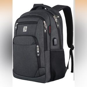 Laptop‎ Backpack Business Travel Anti Theft Slim Durable with USB Black NEW